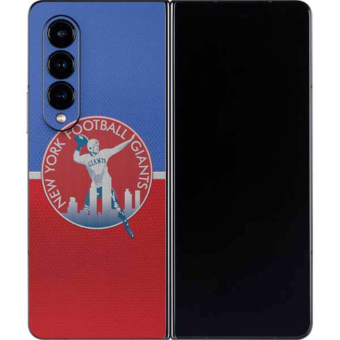 NFL New York Giants Vintage Galaxy Z Fold4 5G Skin
