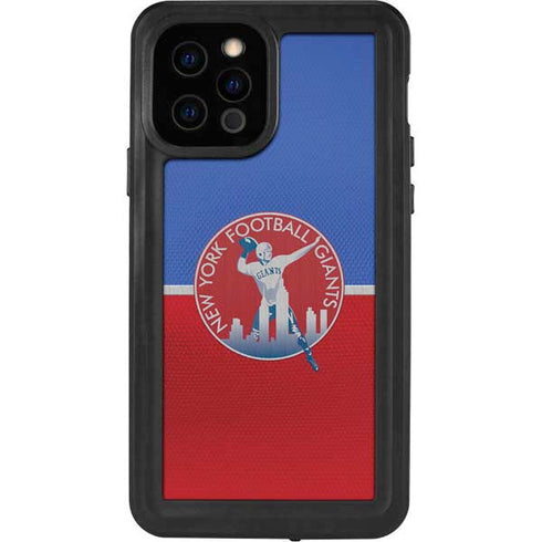 NFL New York Giants Vintage iPhone 12 Pro Waterproof Case