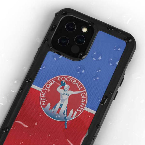 NFL New York Giants Vintage iPhone 12 Pro Waterproof Case