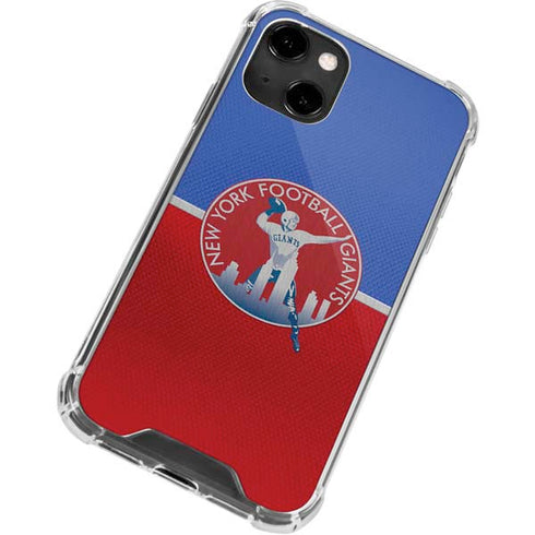 NFL New York Giants Vintage iPhone 14 Clear Case
