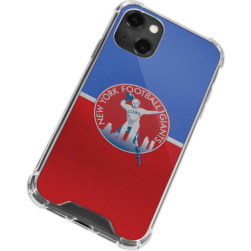NFL New York Giants Vintage iPhone 15 Plus Clear Case