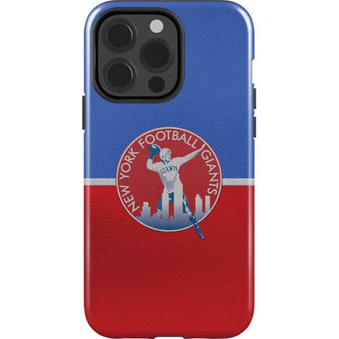 NFL New York Giants Vintage iPhone 15 Pro Impact Case