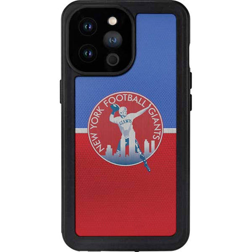 NFL New York Giants Vintage iPhone 14 Pro Max Waterproof Case