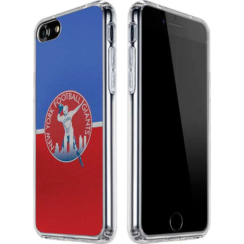 NFL New York Giants Vintage iPhone SE (2nd & 3rd Gen) Clear Case
