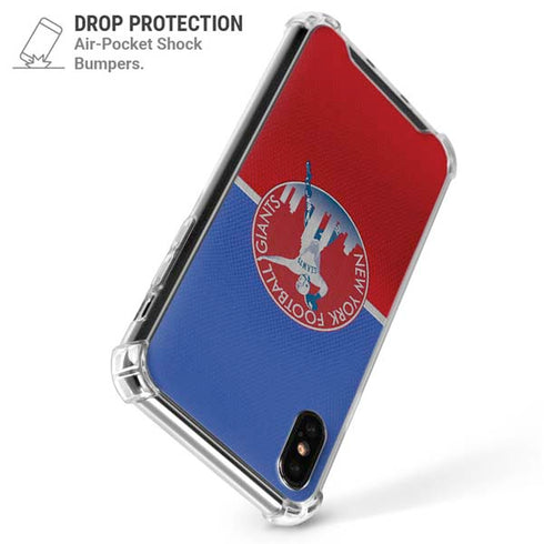 NFL New York Giants Vintage iPhone XS Max Clear Case