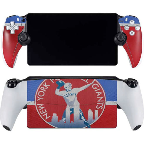 NFL New York Giants Vintage PlayStation Portal Remote Player Skin