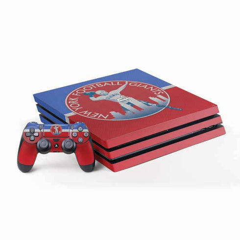 NFL New York Giants Vintage PS4 Pro Bundle Skin