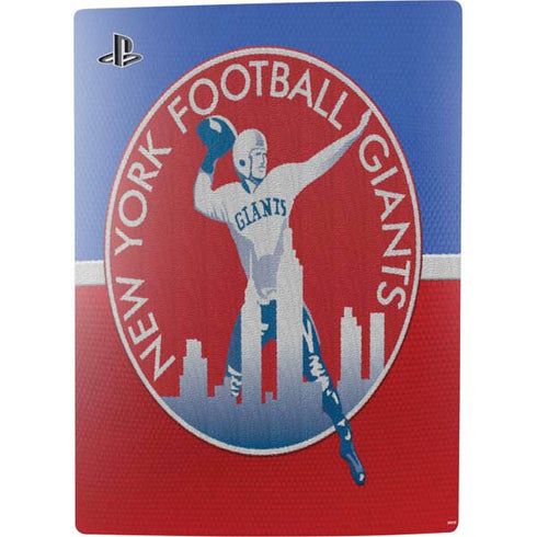 NFL New York Giants Vintage PS5 Console Skin