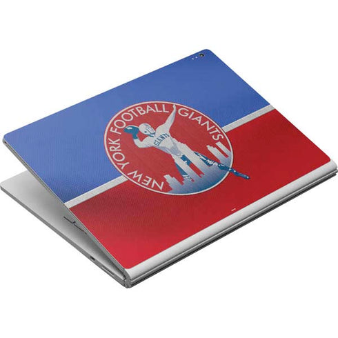 NFL New York Giants Vintage Surface Book Skin