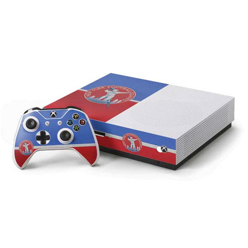 NFL New York Giants Vintage Xbox One S Console and Controller Bundle Skin