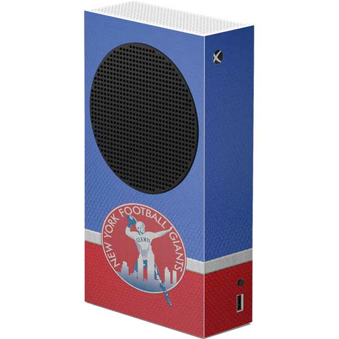 NFL New York Giants Vintage Xbox Series S Console Skin