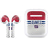 NFL New York Giants White Striped Apple AirPods Skin