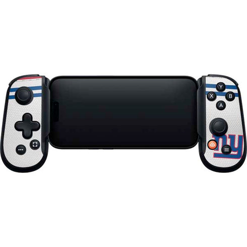 NFL New York Giants White Striped Backbone One for iPhone Game Controller Skin