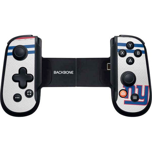 NFL New York Giants White Striped Backbone One for iPhone Game Controller Skin