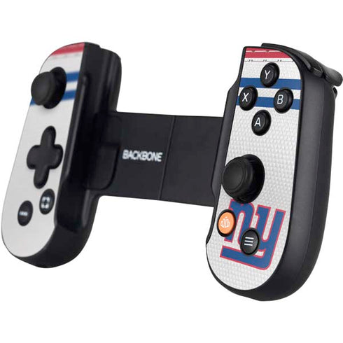NFL New York Giants White Striped Backbone One for iPhone Game Controller Skin