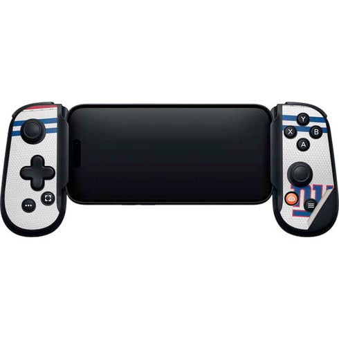 NFL New York Giants White Striped Backbone One for iPhone Game Controller Skin