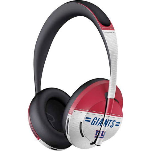 NFL New York Giants White Striped Bose Noise Cancelling Headphones 700 Skin