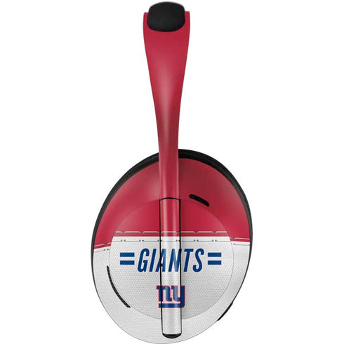 NFL New York Giants White Striped Bose Noise Cancelling Headphones 700 Skin