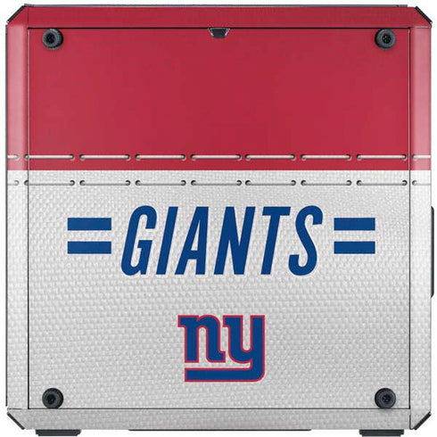 NFL New York Giants White Striped Cooler Master MasterBox Q300L Mini Tower Skin
