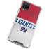 NFL New York Giants White Striped Galaxy A12 Clear Case
