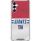 NFL New York Giants White Striped Galaxy A14 5G Clear Case