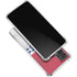 NFL New York Giants White Striped Galaxy A32 5G Clear Case