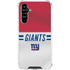 NFL New York Giants White Striped Galaxy A54 5G Clear Case