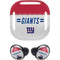NFL New York Giants White Striped Galaxy Buds Pro Skin