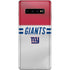 NFL New York Giants White Striped Galaxy S10 Plus Skin