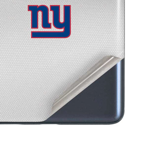 NFL New York Giants White Striped Galaxy S20 Fan Edition Skin