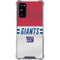 NFL New York Giants White Striped Galaxy S20 FE Clear Case