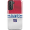 NFL New York Giants White Striped Galaxy S21 5G Pro Case