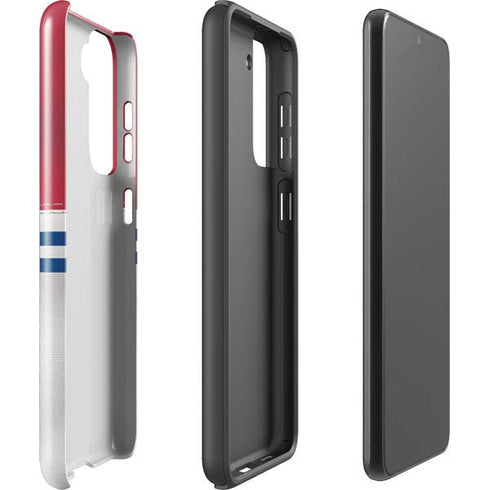 NFL New York Giants White Striped Galaxy S21 Plus 5G Pro Case