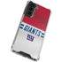 NFL New York Giants White Striped Galaxy S22 Plus Clear Case