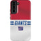 NFL New York Giants White Striped Galaxy S22 Plus Pro Case