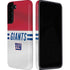NFL New York Giants White Striped Galaxy S22 Pro Case