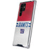 NFL New York Giants White Striped Galaxy S22 Ultra Clear Case