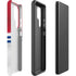 NFL New York Giants White Striped Galaxy S22 Ultra Pro Case
