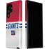 NFL New York Giants White Striped Galaxy S22 Ultra Pro Case