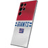 NFL New York Giants White Striped Galaxy S22 Ultra Skin
