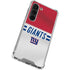 NFL New York Giants White Striped Galaxy S23 Clear Case