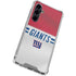 NFL New York Giants White Striped Galaxy S23 FE Clear Case