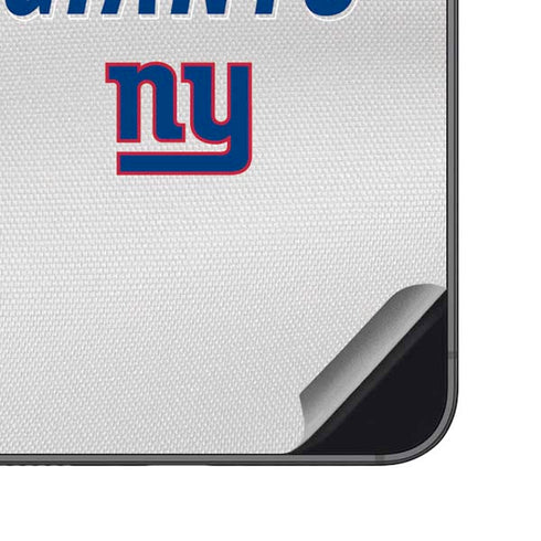 NFL New York Giants White Striped Galaxy S23 FE Skin