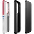 NFL New York Giants White Striped Galaxy S23 Plus Pro Case
