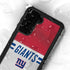 NFL New York Giants White Striped Galaxy S23 Plus Waterproof Case