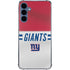 NFL New York Giants White Striped Galaxy S24 Clear Case