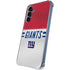NFL New York Giants White Striped Galaxy S24 Clear Case