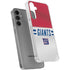 NFL New York Giants White Striped Galaxy S24 Plus Clear Case