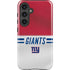 NFL New York Giants White Striped Galaxy S24 Plus Impact Case