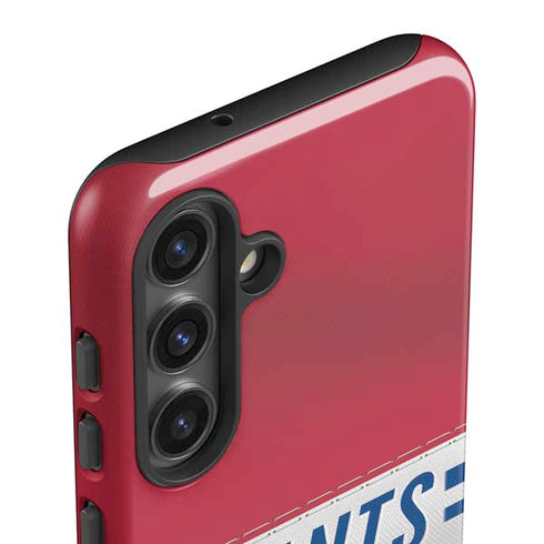 NFL New York Giants White Striped Galaxy S24 Plus Impact Case